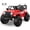 Red, variant on TOKTOO 12V Ride on Toys for Toddlers, Electric Ride on Car for Kids, Ride on Truck for Boys Girls with Parent Remote Control, Music Player, Pink