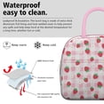 thumbnail image 3 of Lunch Bag Lunch Box for Women Reusable Insulated Lunch Bags,Water-Resistant Fruits Strawberry Pattern Cooler Lunch Tote Bag, Large Capacity for Work Travel Picnic, 3 of 6