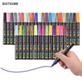 thumbnail image 1 of Paint Pen,Wood Metal Diy Waterproof Quick Paint Pens Paint Set Waterproof Quick Ceramic Wood Metal Craft Write On Colors Paint Pens 36 Colors Paint Diy Craft Write Pens Paint Marker, 1 of 7