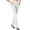 White, variant on YHAJDS Women Flared Yoga Pants High Waist Commuter Suit Pants Loose Fit Long Bottoms With Pockets