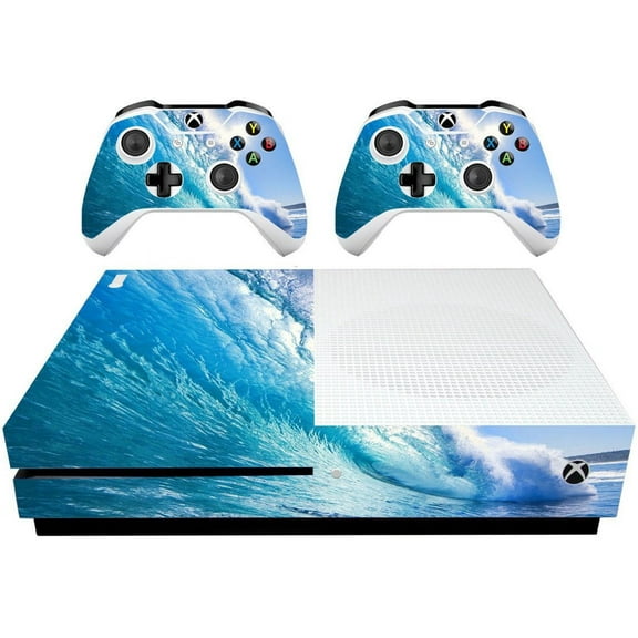 VWAQ Xbox One Slim Ocean Skins Decal Xbox One S Water Skin Covers VWAQ-XSGC9 [video game]