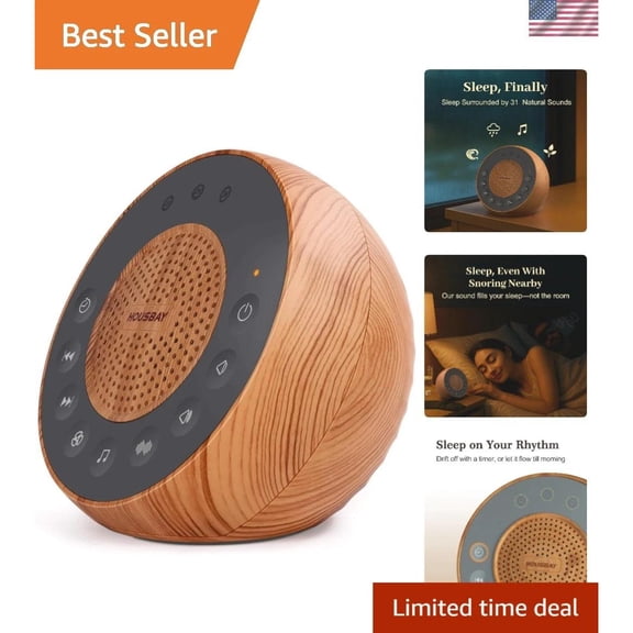 White Noise Machine with 31 Soothing Sounds Sleep Sound Machine for Baby Kid ...