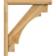 thumbnail image 3 of Ekena Millwork 4"W x 24"D x 28"H Merced Block Rough Sawn Bracket w/ Offset Brace, Western Red Cedar, 3 of 25