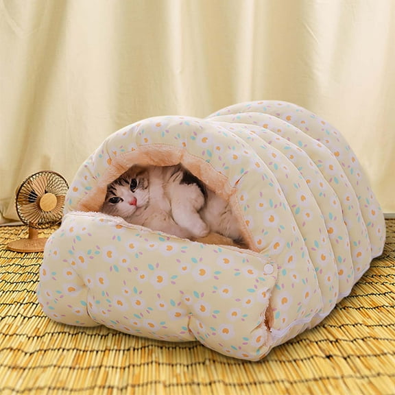 AZXY Dog Beds for Large Dogs,Washable Covered Dog Bed Medium,Cute Warm Small Cat Bed,Chew Proof Cotton Funny Fuzzy Pet Beds for Cats Clearance