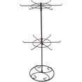 thumbnail image 1 of Yazoeia 2 Tier Jewelry Display Holder,Retail Spinner Display Stand,Rotating Bracelet Storage Rack,Dressing Table,Black CJB12-12161, 1 of 8