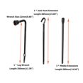 thumbnail image 3 of Dr.Roc compatible con kit de herramientas para neumáticos de repuesto con mango de gato para neumáticos de repuesto y llave de tuercas para ruedas Dodge Ram 1500 2003-2018 y Ram 1500 Classic 2019, 3 of 5