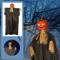 thumbnail image 2 of Clearance Halloween Horror Decoration Hanging Ghost Man Death, Voice Control Sound And Light, Horror Haunted House Props, Suitable For Indoor/outdoor Halloween Ghost, 2 of 5