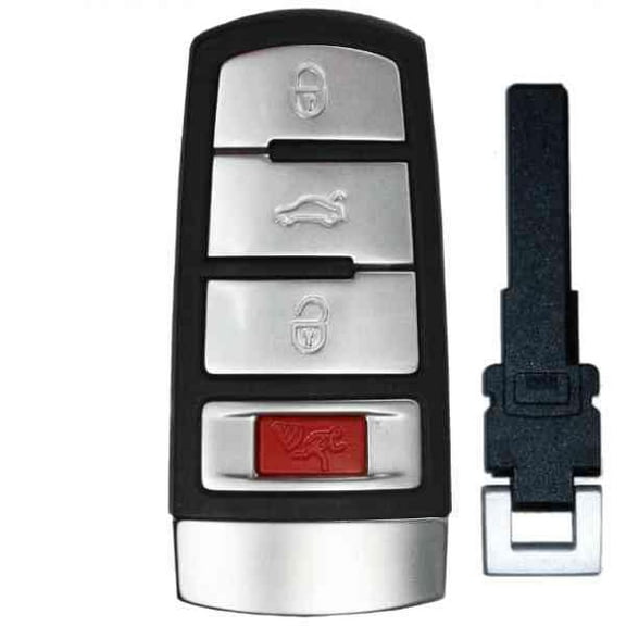 Replacement Smart Key Fob for Volkswagen CC 2014 FCC NBG009066T 2AOKM-VN1 Part Number 3C0 959 752 HLO 3C0 959 752 BB