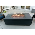 thumbnail image 5 of AMS Fireplace Creations 66" Dark Gray Sedona Fire Pit Table w/ Pullout Propane Tank Drawer, 5 of 11