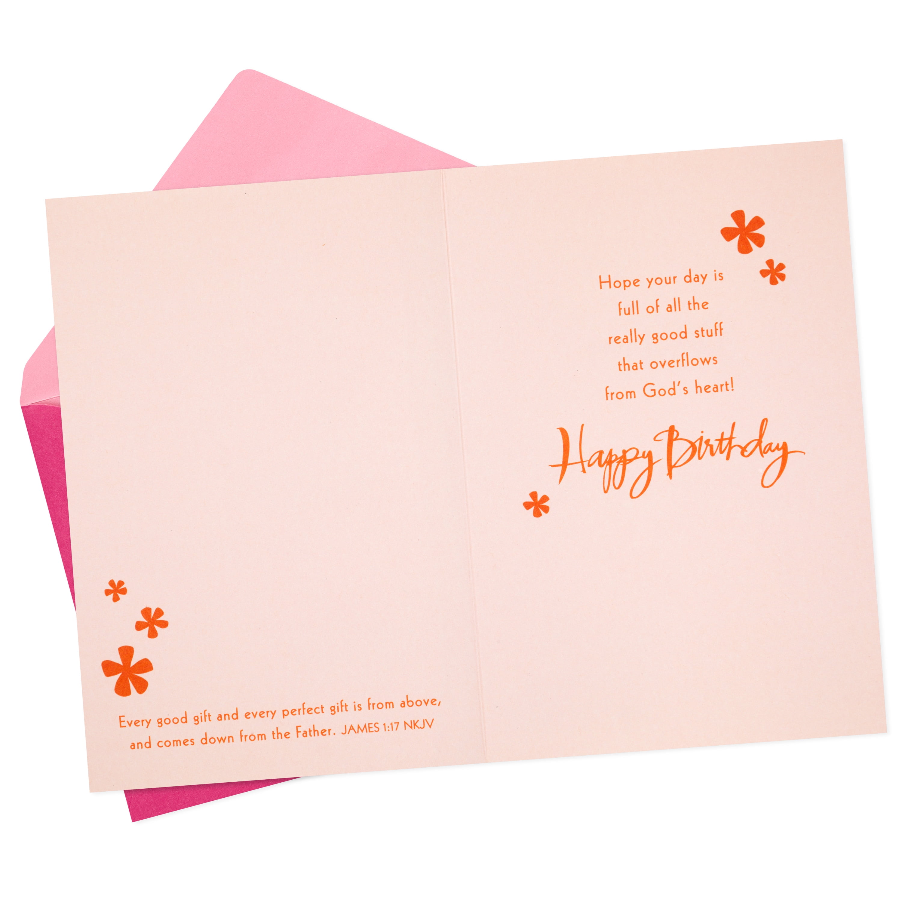 Dayspring Religious Birthday Greeting Card (Joy, Hope, Peace)