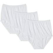 Vanity Fair Womens Perfectly Yours Classic Cotton Brief Panty, 9, SWH MULTI