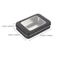 thumbnail image 2 of FRCOLOR Tinplate Box 12Pcs USB Flash Drive Storage Window Boxes Tinplate Storage Case Organizer,4.02"X2.83"X0.87", 2 of 4