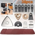 thumbnail image 2 of 38PCS/68PCS for Fein Multimaster Dewalt Makita Bosch Oscillating Saw Blades Multimaster Rotary Tool Bit Saw Blades, 2 of 16