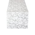 thumbnail image 2 of PoyoKee Sheer Table Runner 118" x 11", Sheer Star Table Cloth, Golden Organza Tablecloth, Party Decorations for Kitchen and Dining Home Decor Wedding, 2 of 6