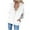 White, variant on Buigttklop Womens Hoodie Full Zip Long Sleeve Sweatshirts Pockets Tops Jacket Coat
