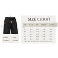 thumbnail image 3 of GIRUNS Men's Shorts Summer Beach Casual Elastic Waist Drawstring Shorts Black L, 3 of 7