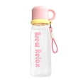 thumbnail image 2 of Byujiro 27 Oz Large Capacity Straw Sports Water Bottle, Transparent Portable Drink Vessel with Scale Mark & Carry Strap, Lightweight Leakproof Daily Hydration Cup, Ideal for School, Office, 2 of 5