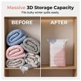 thumbnail image 4 of 1 Pack No-Pump 3D Vacuum Storage Bags - Better Life Space Creator, Large Size Storage Solution, Protect Clothes from Moisture & Dust, Ideal for Bedding, Seasonal Gear & Travel, 4 of 7