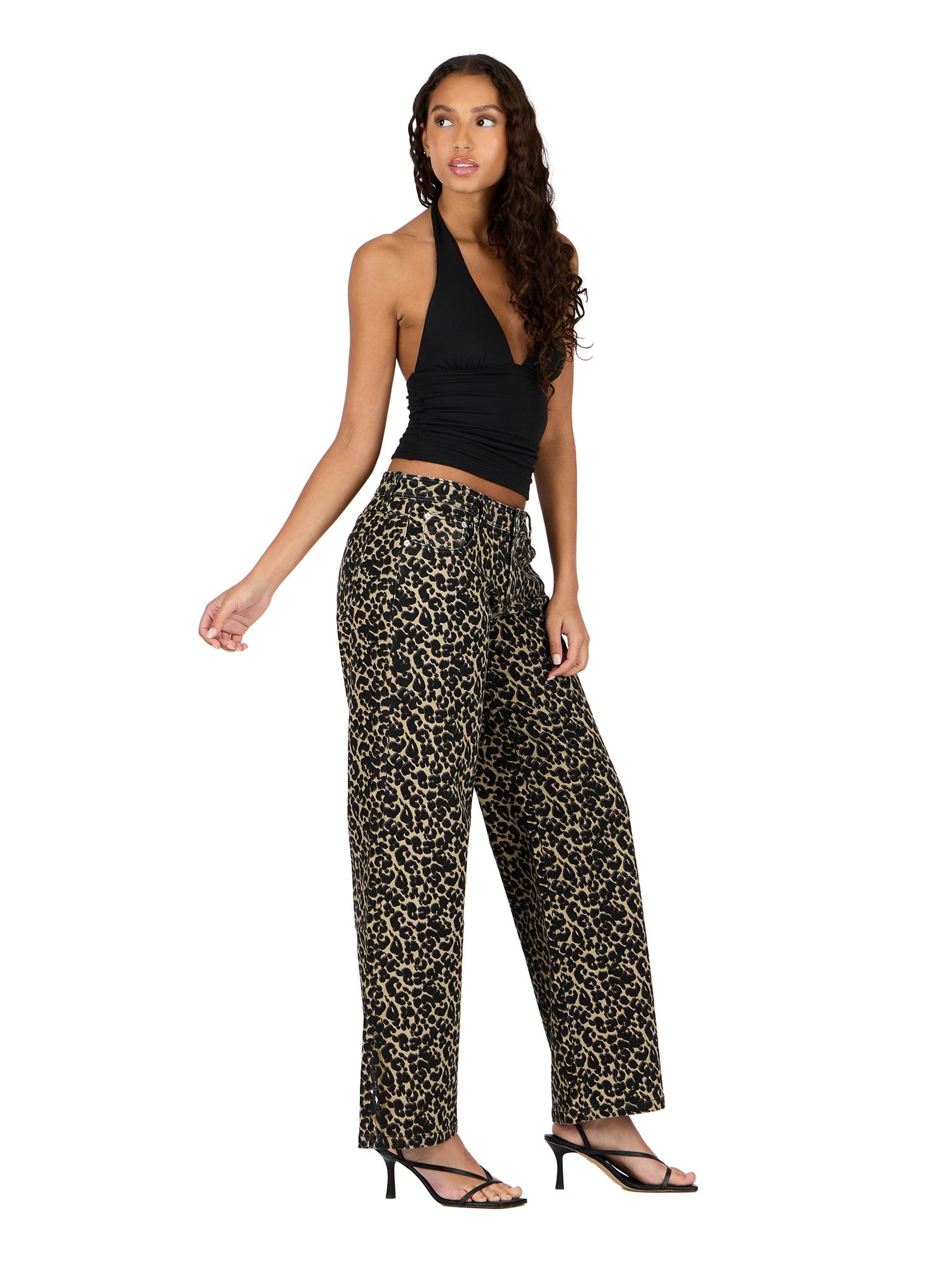 Forever 21 Women's Low Rise Baggy Stretch Denim Jeans, Sizes 0-14