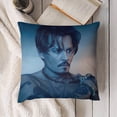 thumbnail image 3 of Johnny Depp Pillow Case Soft Pillow Cover Pillowcase Decorative Cushion Cover Home Decor 26 "x26 ", 3 of 8