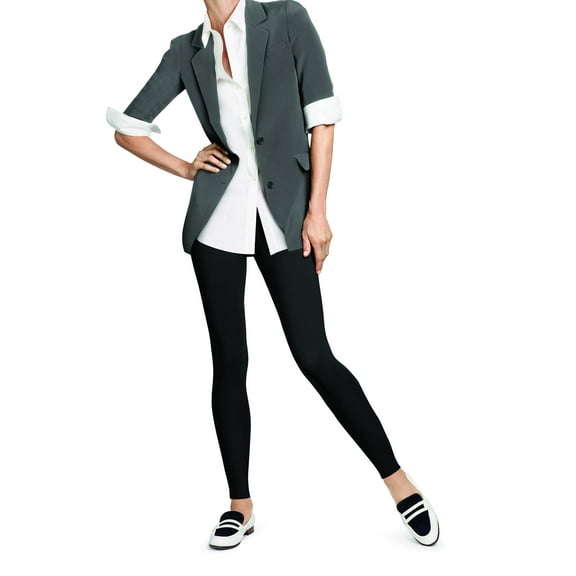 Hue Women's Cotton Leggings ( Black 2X )