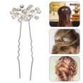 thumbnail image 3 of MasteelfCA 20 Pcs Épingle à Cheveux de Mariée Gypsophile Fourche en Forme de U Coiffure de Mariage, 3 of 8