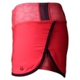 thumbnail image 3 of SOLFIRE Womens Peak Athletic Workout Shorts, Red, Medium, 3 of 5
