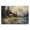 Riverside Creek Cabin Retreat, variant on Stupell Industries Traditional Secret Mountain Lake Panorama Black Floating Frame Canvas Art, 25 x 17, by Petals Prints Design