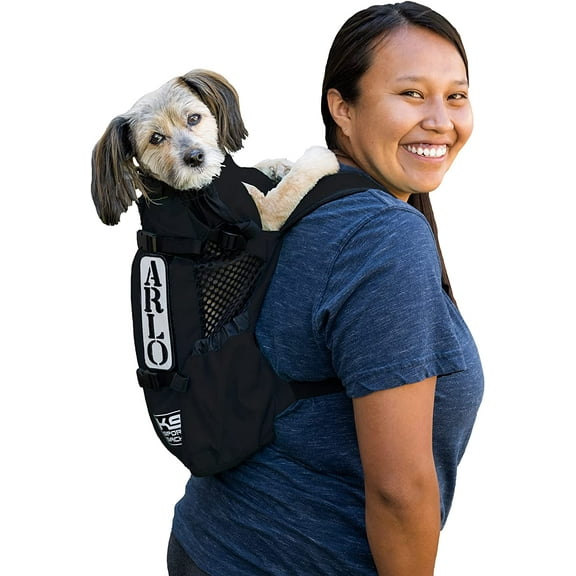 K9 Sport Sack Medium Jet Black Air 2 Dog Carrier Backpack for Pets