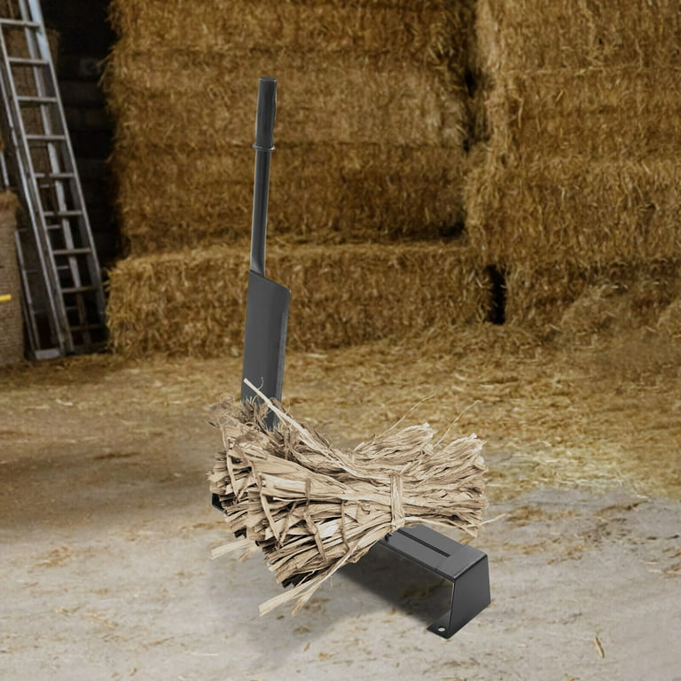 Flower Stem Cutter - Wheat Corn Stalk Cutter 40cm Blade Handle Rubber Grip  Black 