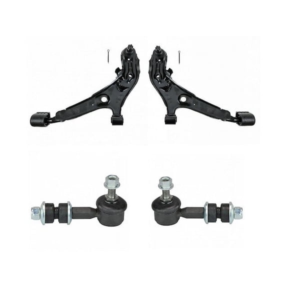 Front Control Arm Ball Joint Sway Bar Link Kit 4 Piece - Compatible with 1993 - 1997 Nissan Altima 1994 1995 1996