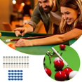 thumbnail image 2 of 20pcs Slip On Pool Cue Tips And 20 Leather Pool Cue Tips 0.47 Inch Pool Cue Stick Tips Cue Stick Replacement Tip For Pool Cues, 2 of 4
