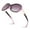 Clear Purple Frame|Gradient Purple Lens, variant on Sunier Women's Oversized Polarized Sunglasses Butterfly Shades for Driving-2 Pack