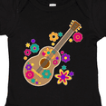 thumbnail image 4 of Inktastic Acoustic Guitar with Colorful Flowers Boys or Girls Baby Bodysuit, 4 of 5