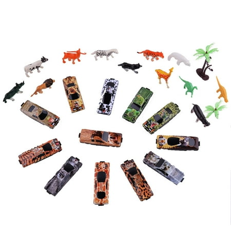 Race Module - Play vehicles Forest Racing Car with Animal Models for Kids