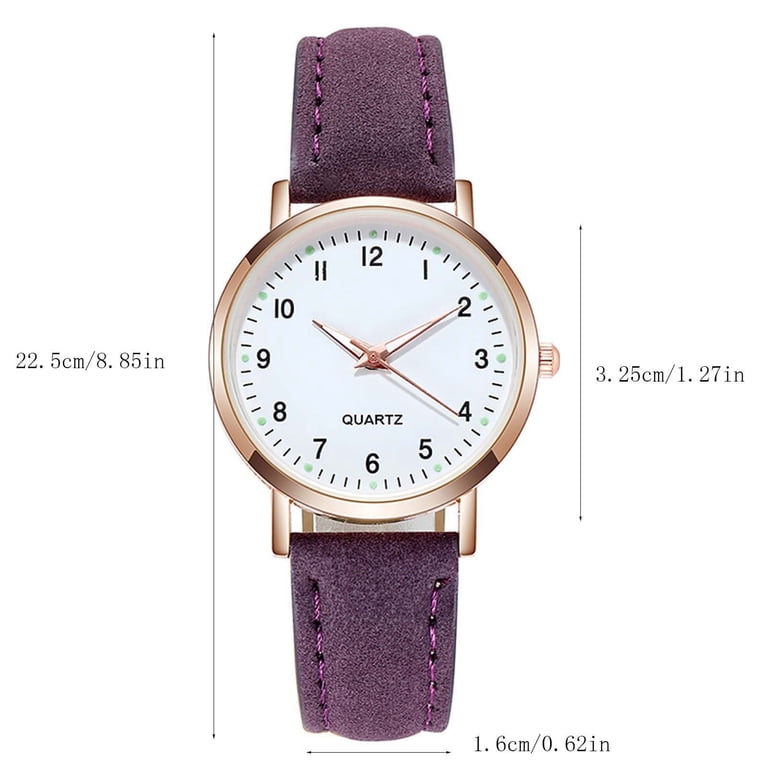 Small Thin Analog Quartz Ladies Watch with Leather Strap, Gifts Amazon.com: TOOCAT Women Wrist Watch Mini Ultra-Thin Elegant  main image 4