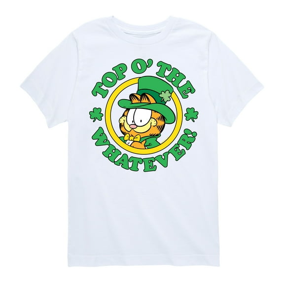 Garfield - Top O The Whatever - Toddler And Youth Short Sleeve Graphic T-Shirt