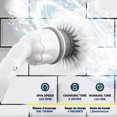 thumbnail image 3 of Bell + Howell Scrubtastic Express White Rechargeable Handheld Power Scrubber – Cordless Bathroom Cleaner, 3 of 6