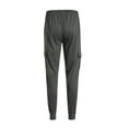 thumbnail image 5 of Yuemengxuan Popular Solid Color High Waist Ankle Banded Pants with Drawstring and Pockets, 5 of 9