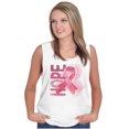 thumbnail image 3 of Hope Breast Cancer Awareness Warrior Womens Plus Size Graphic Tank Top Brisco Brands 3X, 3 of 5