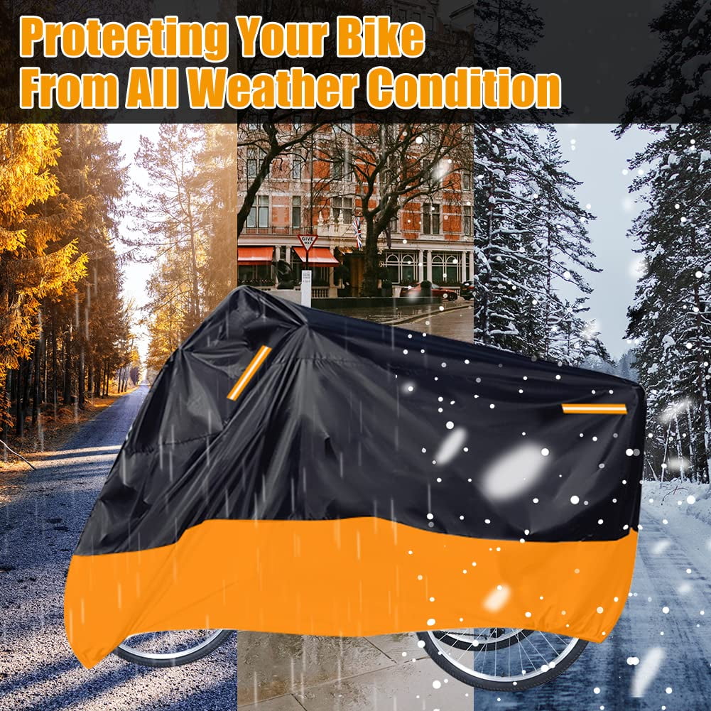 Premium Adult Tricycle Cover, Fit All 3-Wheel Bike or Motorcycles Outdoor and Indoor Storage