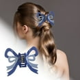 thumbnail image 2 of 1 Pack 3.93 pulgadas de las mujeres grandes pinzas para el cabello grandes pinzas para el cabello para las niñas de pelo grueso refrescante pinzas para el cabello, 2 of 6