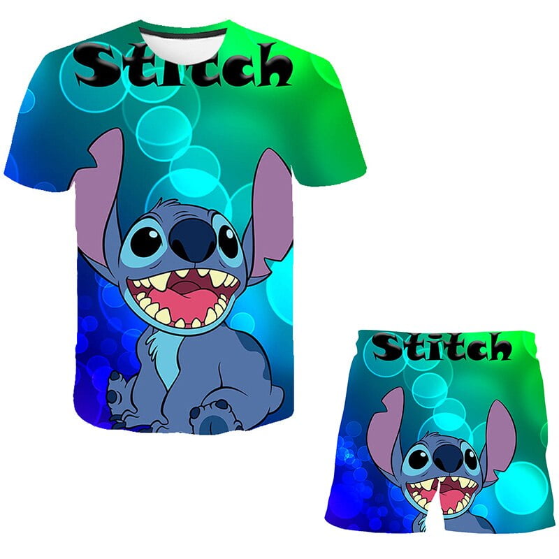 Ete bebe garcon Disney point vetements enfants ensemble de vetements pour filles enfants T Shirt Shorts 2 pieces tenues dessin anime vetements decontractes Walmart