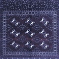 thumbnail image 1 of Ahgly Company Indoor Square Persian Blue Traditional Area Rugs, 5' Square, 1 of 4