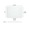 thumbnail image 2 of Excellante Lid for full size food storage box cover, pp, white, NSF certified, comes in each, 2 of 2