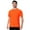 Safety Neon Orange, variant on High Visibility Safety Work T-Shirt for Men, Moisture Wicking Hi-Vis Short Sleeve Work Tee, Neon Green, 100% Polyester, S