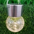 thumbnail image 6 of Outdoor Solar Glass Pendant Light Crack LED Rattan Light Garden Decorative Light String Courtyard Light Decorative Light 2PC, Usupdd 2025 Outdoor Solar Glass Pendant Light, 6 of 7