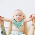 thumbnail image 3 of Sarvoza Cotton Bandanas Baby Bibs for Girls & Boys, Pack of 10 Drool Bibs, 3 of 9