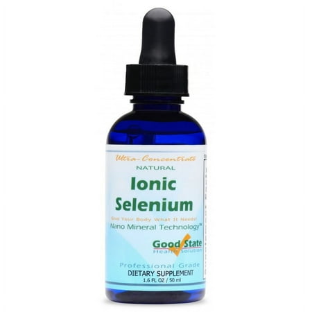 Good State Liquid Ionic Minerals Selenium Ultra Concentrate, 100 Servings – Supports Thyroid Health & Antioxidant Function