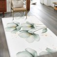 thumbnail image 2 of Spring Flower Area&nbsp;Rug 3x5ft Rustic Watercolor White Floral Plant Non-Slip&nbsp;Washable Square&nbsp;Rugs Soft Felt Indoor Floor Mat for Bedroom Kitchen Living Room Bathroom, 2 of 9